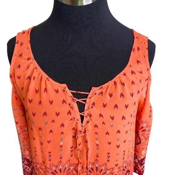 Cold shoulder sheer light floaty top by Arizona - Picture 8 of 8